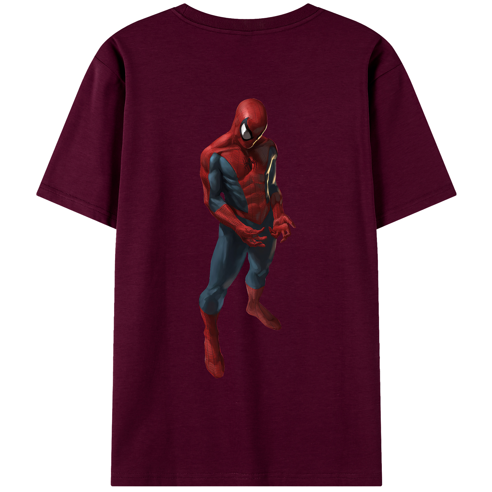（画像用） Spider Man スパイダーマン レディース半袖Tシャツ(バックプリント)